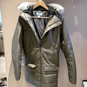 Columbia Women's Metallic Silver Ski Jacket